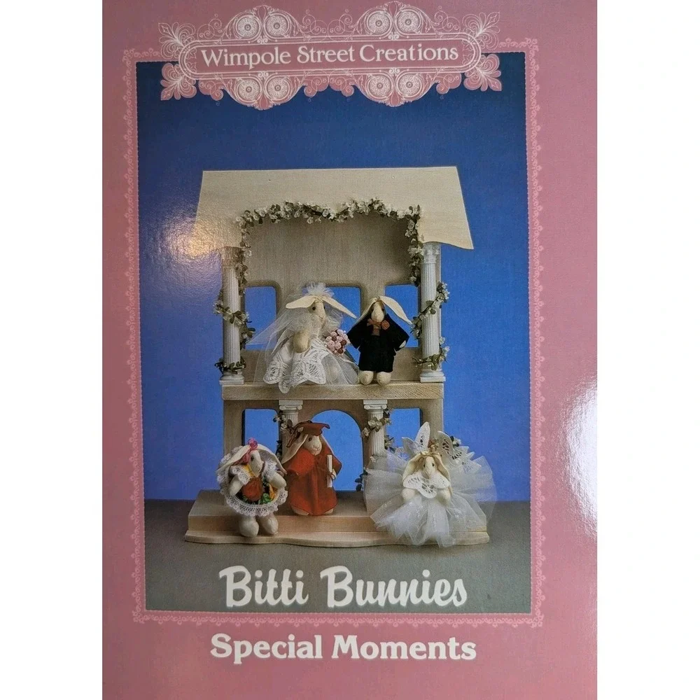 4 Wimpole Street Creations  Bitti Bunni Books. Original, Masquerade, Garden 1991